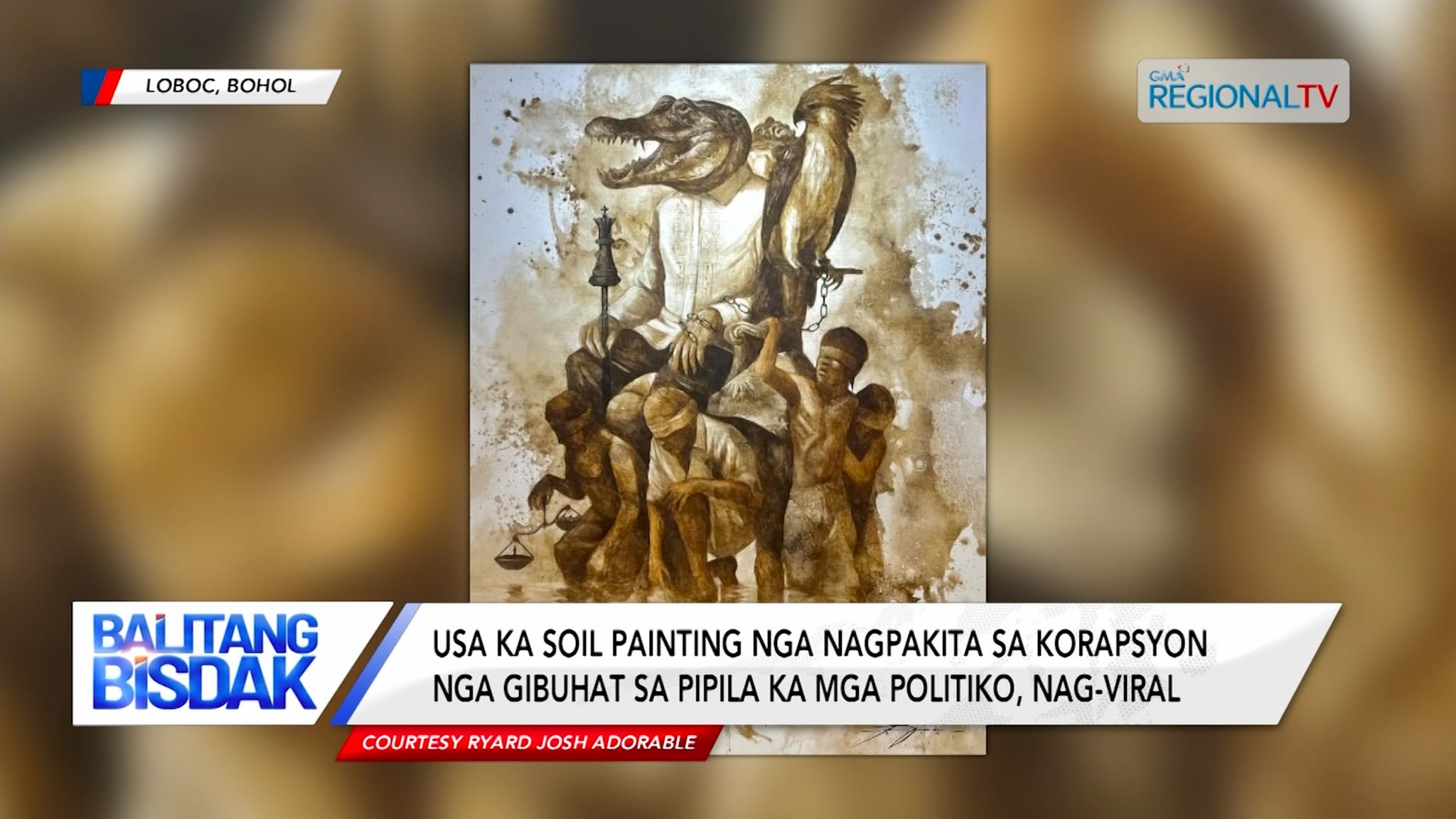 Painting nga Gamit ang Yuta sa Construction Site, Nagviral sa Social Media| Balitang Bisdak