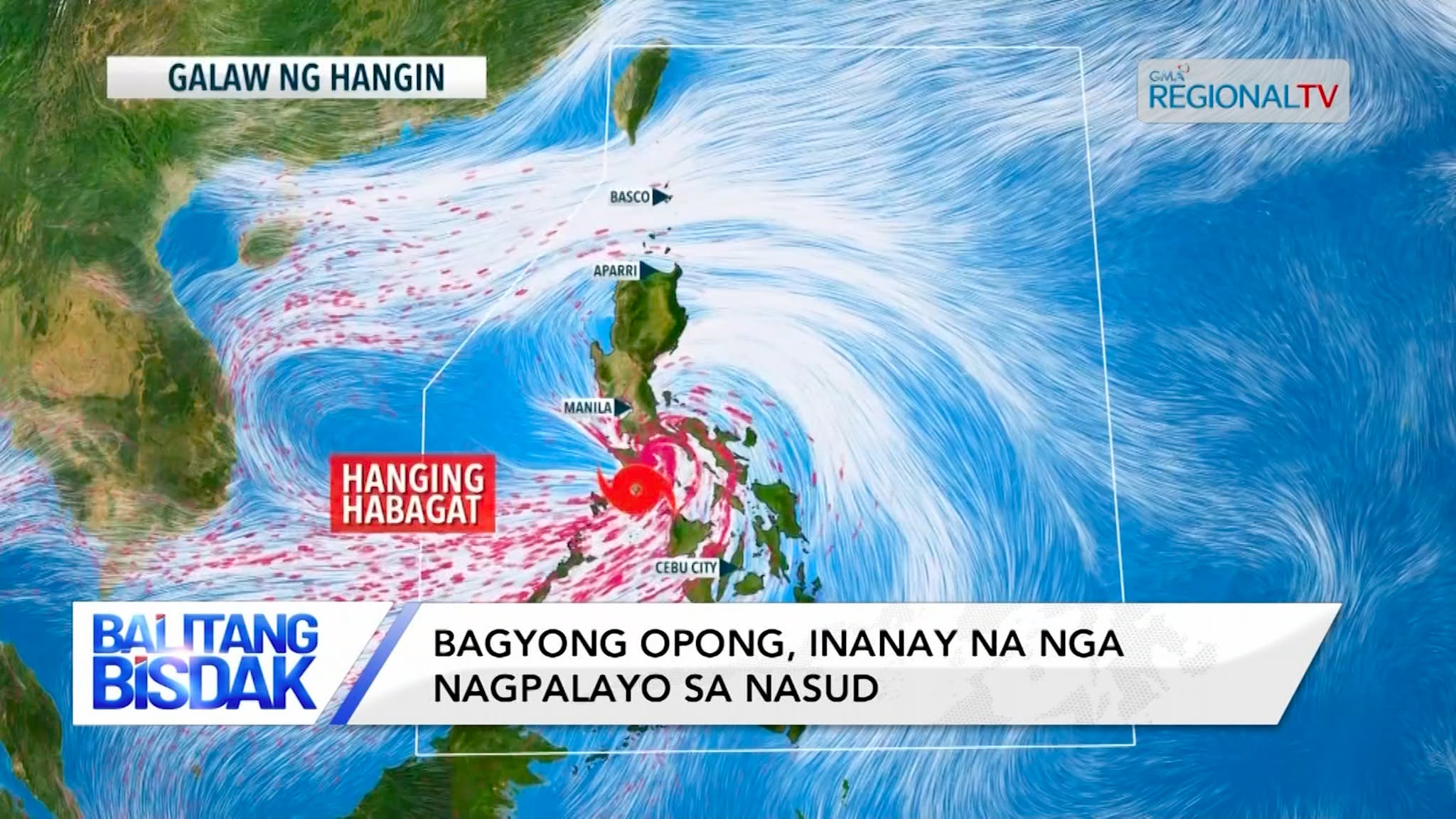 Bagyong Opong, nagka-anam na og kalayo sa nasud | Balitang Bisdak