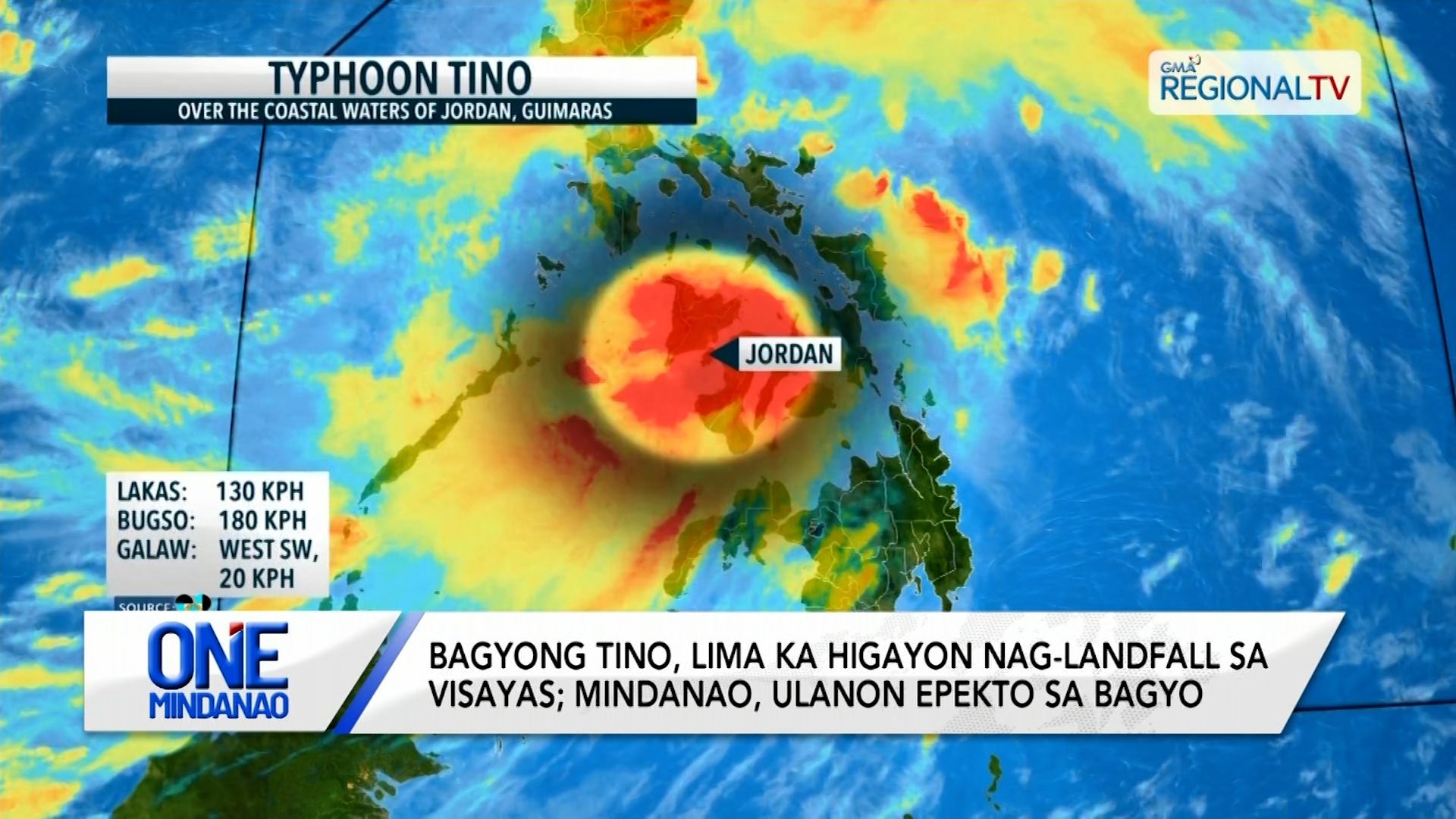 Bagyong Tino, lima ka higayon nag-landfall sa Visayas | One Mindanao