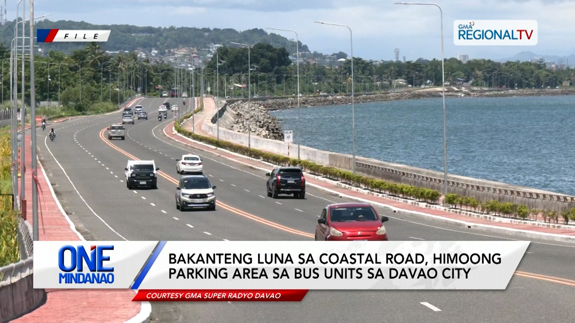 Bakanteng luna sa coastal road, himoong parking area sa bus units | One Mindanao