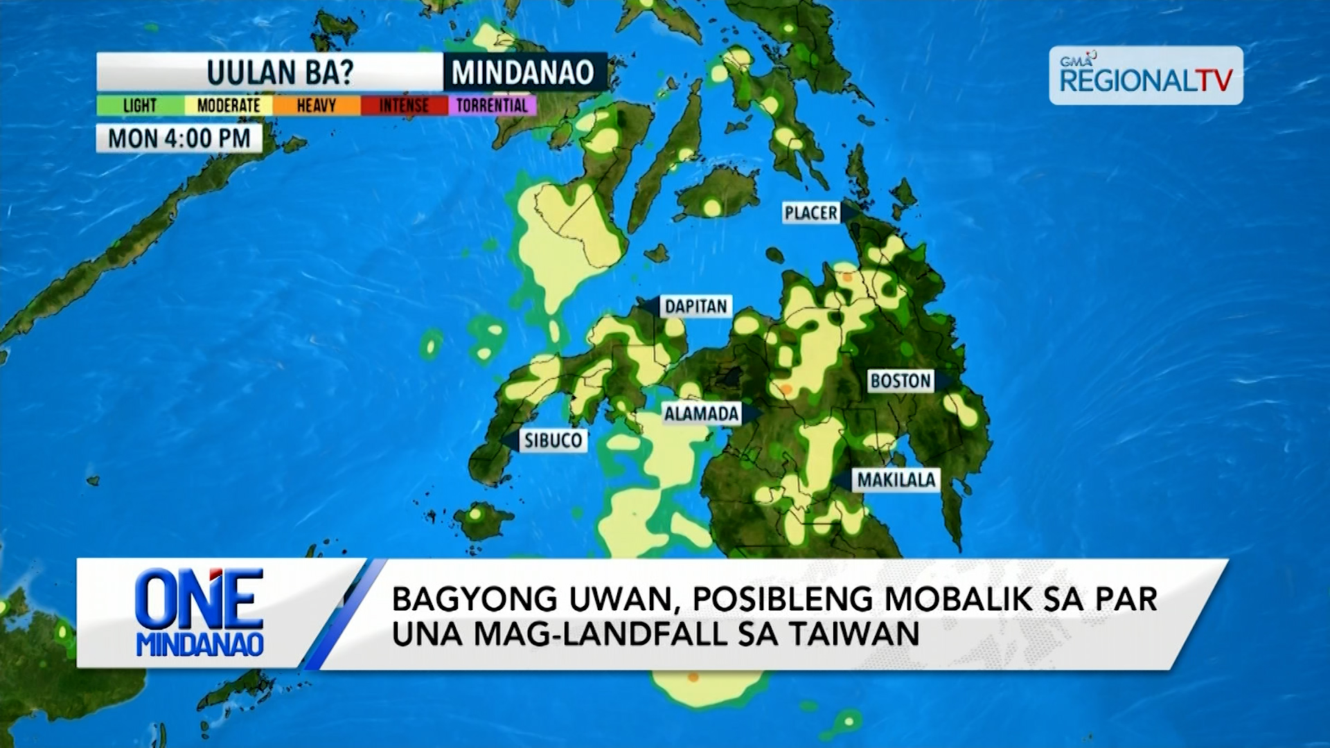 Bagyong Uwan, anaa na sa West Philippine Sea | One Mindanao