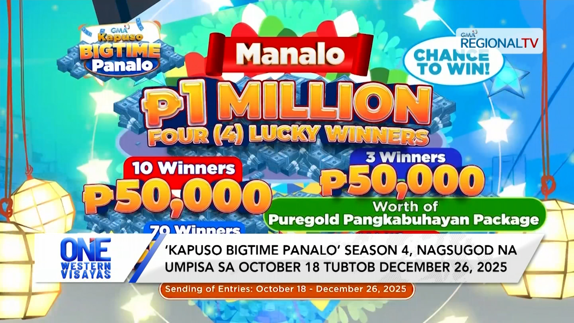 ‘Kapuso Bigtime Panalo’ season 4, nagsugod na tubtob December 26, 2025 | One Western Visayas