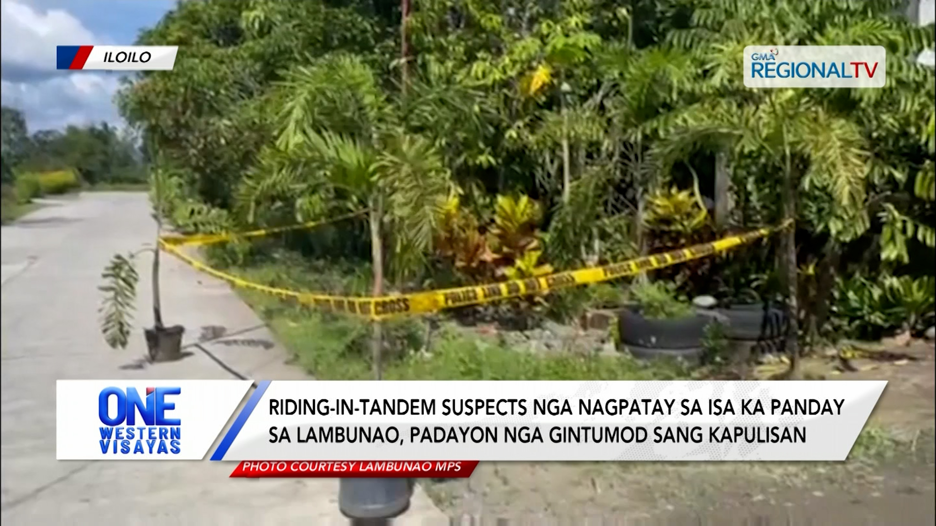 Riding-in-tandem suspects nga nagpatay sa panday sa Lambunao, ginatumod na | One Western Visayas