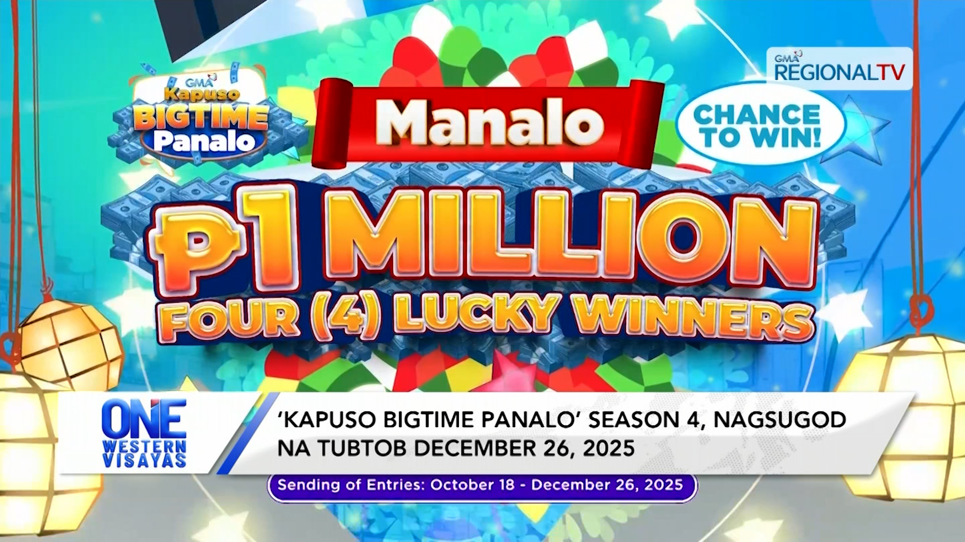 ‘Kapuso Bigtime Panalo’ Season 4, nagsugod na tubtob December 26, 2025 | One Western Visayas