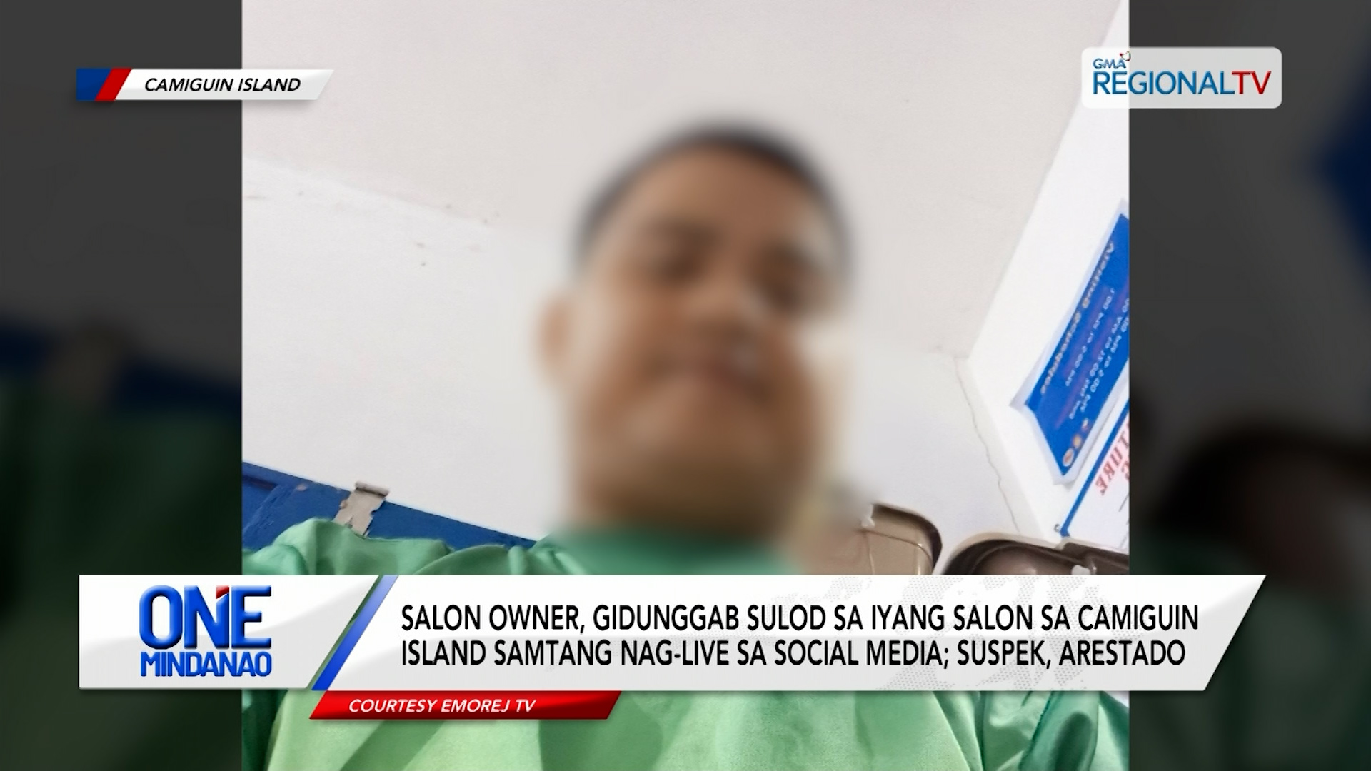 Salon owner, gidunggab sulod sa iyang salon sa Camiguin Island samtang nag-live | One Mindanao