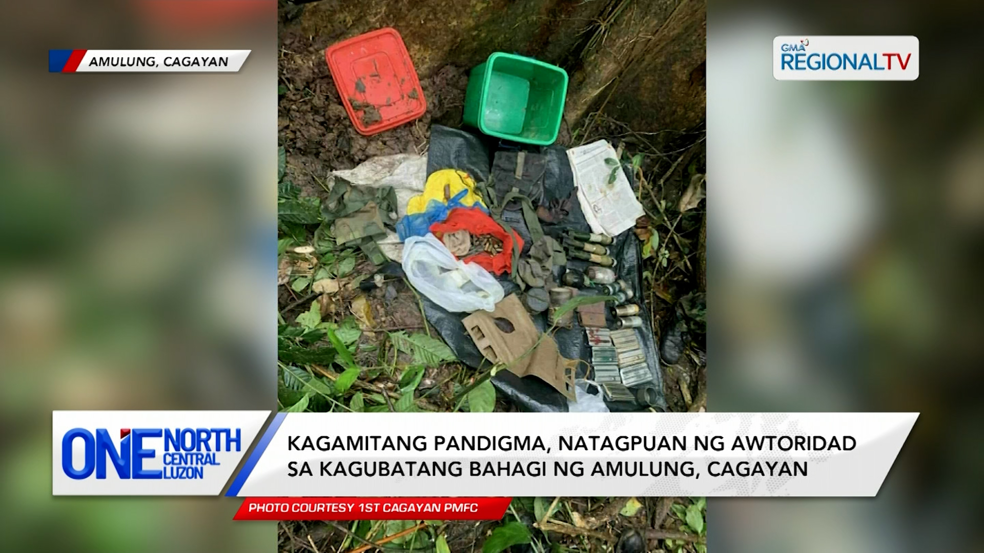 Kagamitang pandigma, natagpuan ng awtoridad sa Amulung, Cagayan | One ...