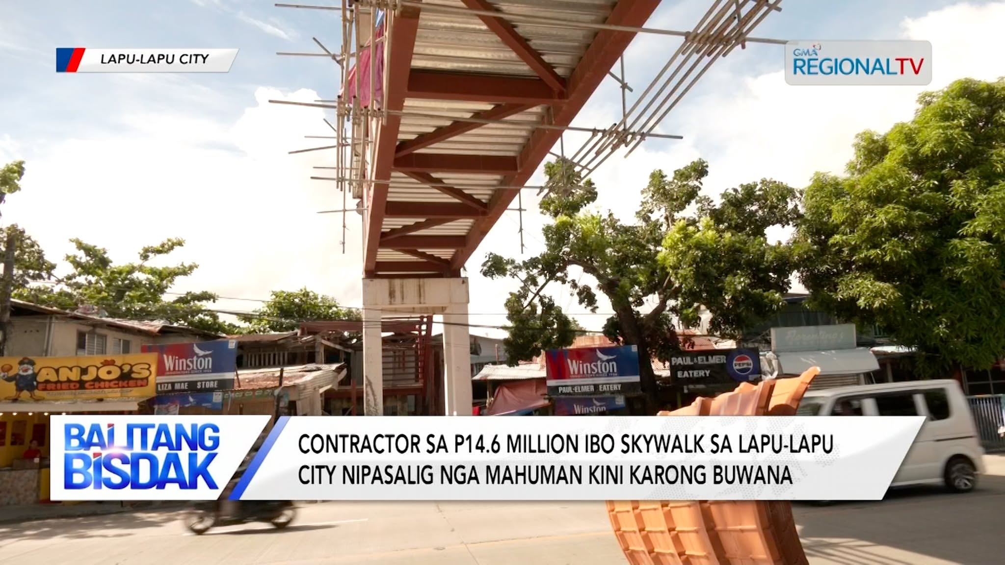 Contractor sa Pagtrabaho sa Ibo Skywalk, Nipasalig nga Mahuman karong Buwana | Balitang Bisdak