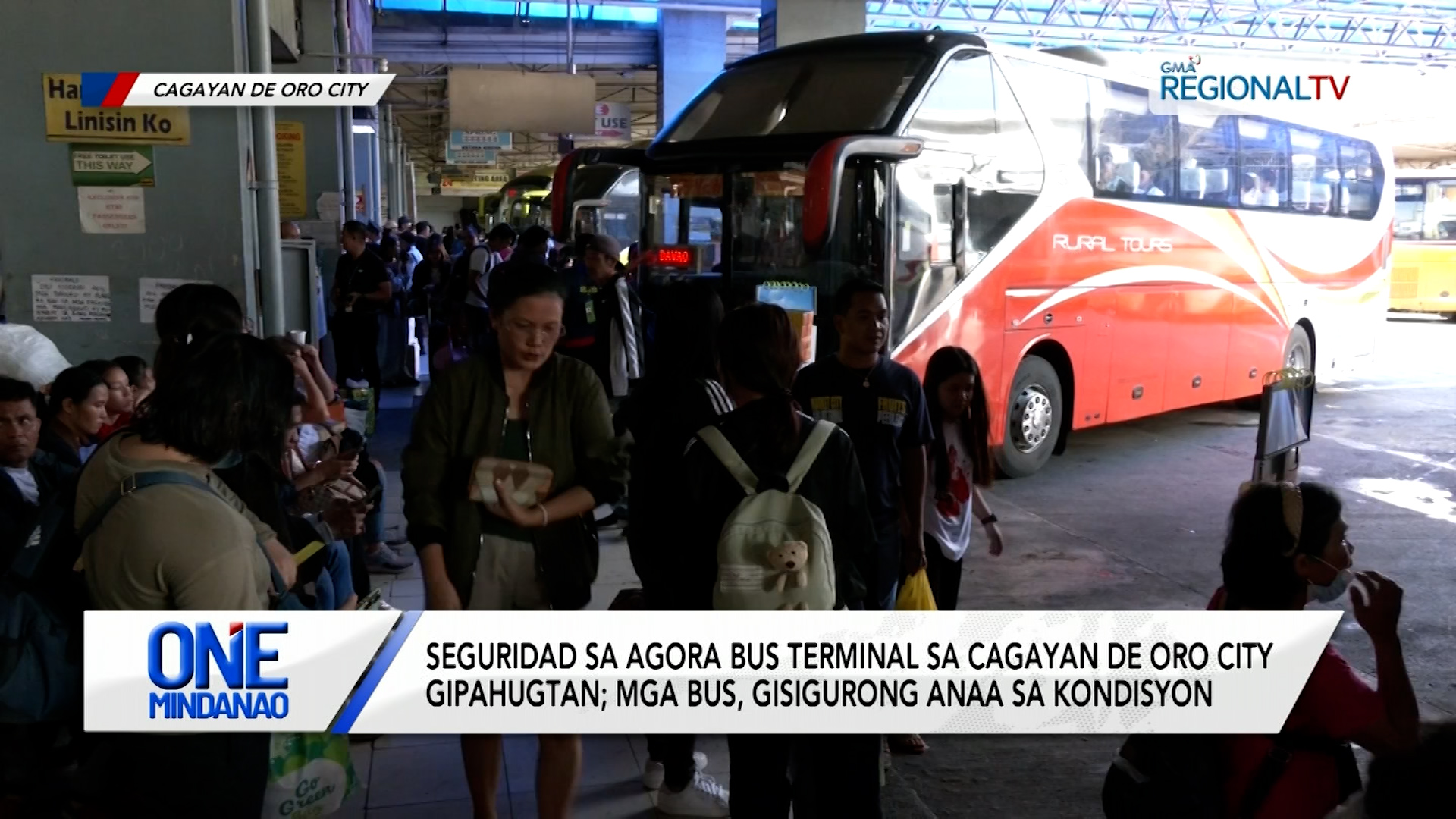 Seguridad sa terminal sa Cagayan de Oro City, gipahugtan | One Mindanao