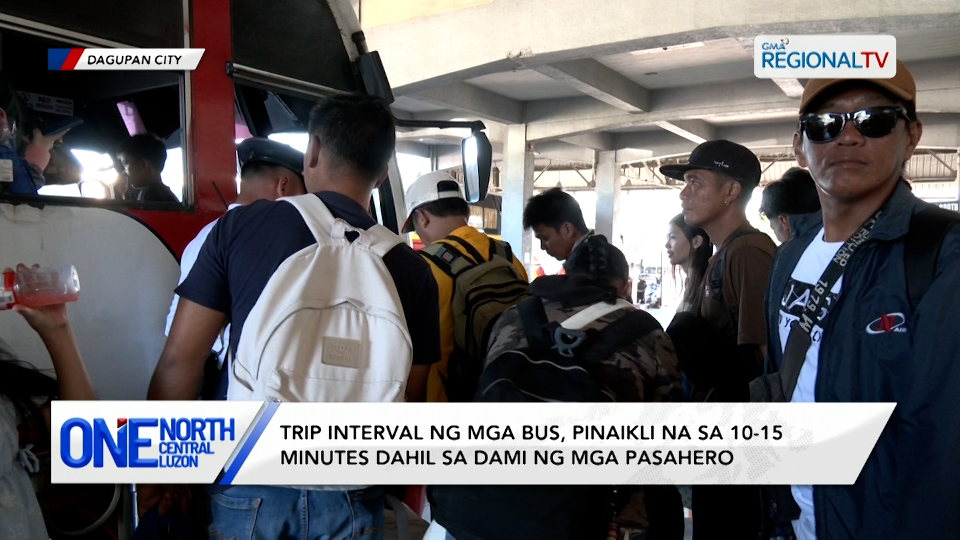 Trip interval ng mga bus, pinaikli dahil sa dami ng mga pasahero | One North Central Luzon