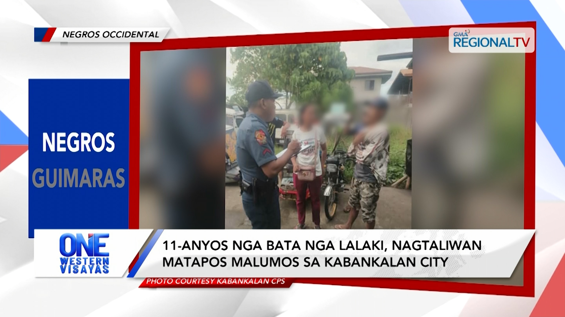 11-anyos nga bata nga lalaki, nagtaliwan matapos malumos sa Kabankalan City | One Western Visayas