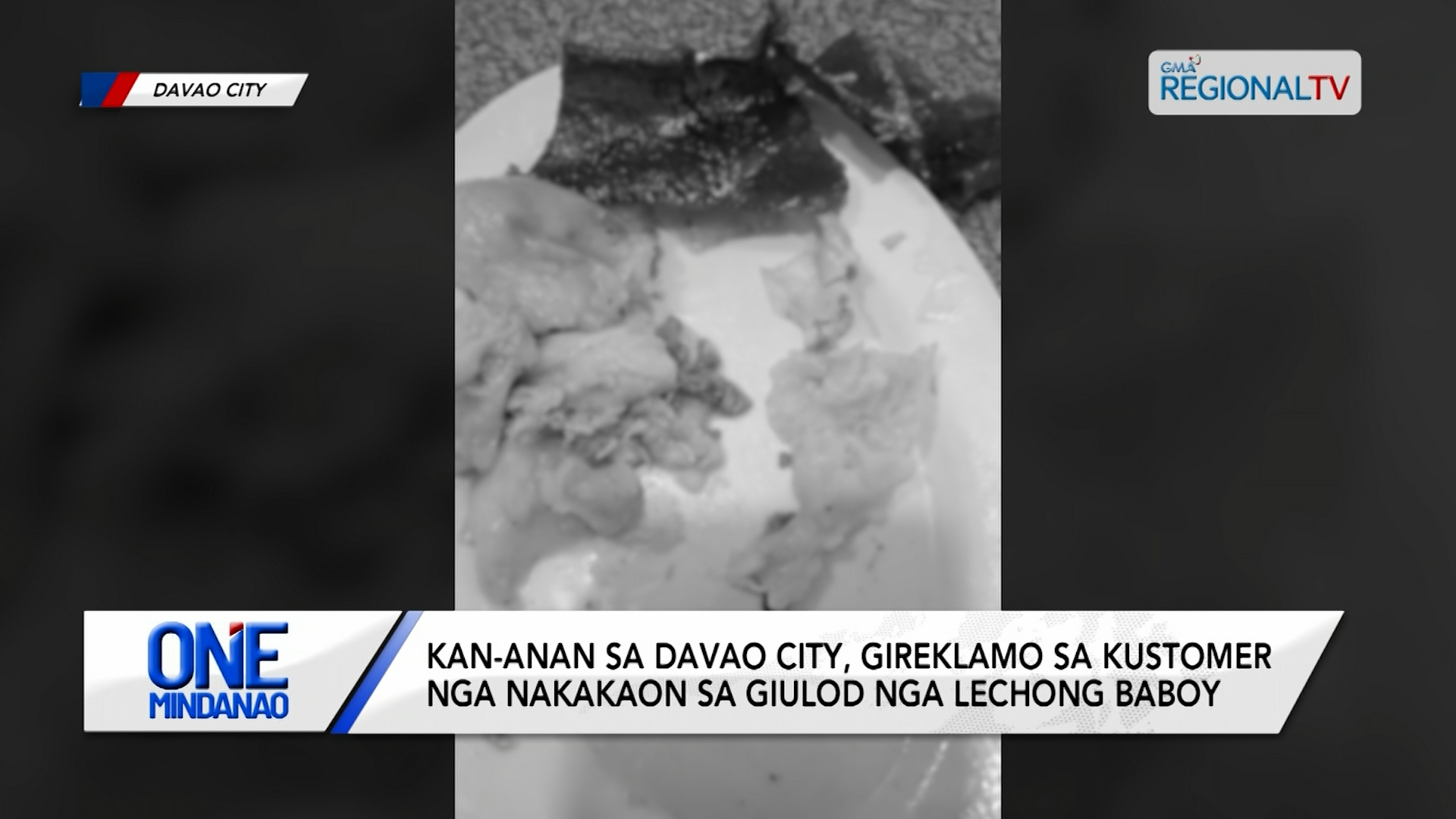 Kan-anan, gireklamo sa kustomer nga nakakaon sa giulod nga lechon | One Mindanao