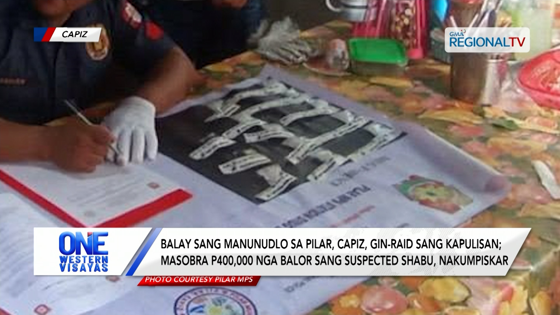 Balay sang manunudlo sa Pilar, Capiz, gin-raid sang kapulisan; droga, narekober| One Western Visayas