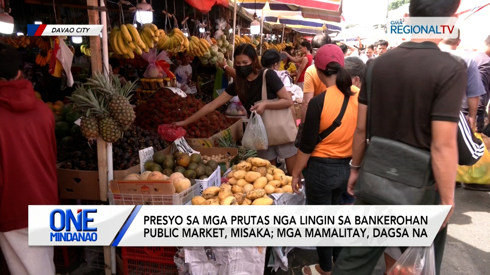 Presyo sa mga prutas nga lingin sa Bankerohan Public Market, misaka | One Mindanao