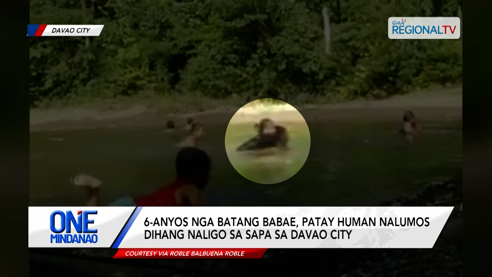 6-anyos nga batang babae, patay human nalumos dihang naligo sa sapa | One Mindanao
