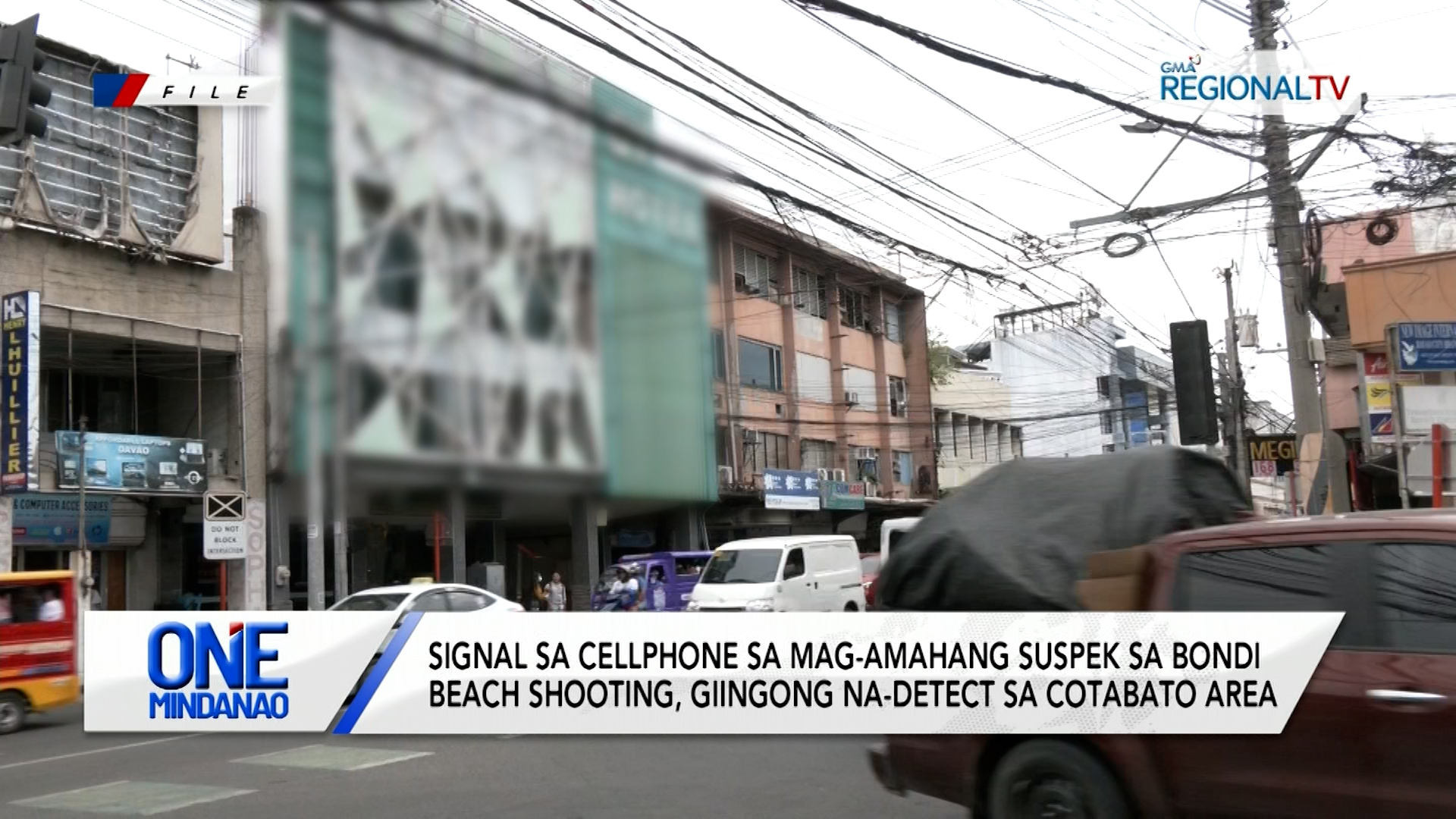 Signal sa cellphone sa mag-amahang suspek sa Bondi beach shooting, giingong na-detect | One Mindanao