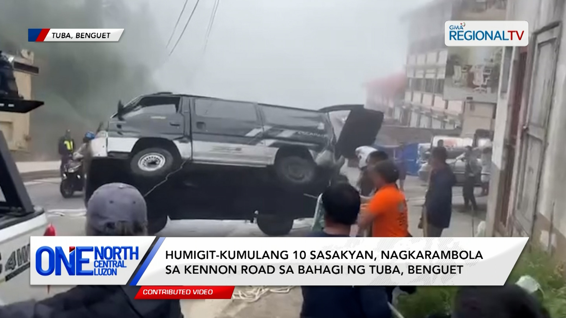 Humigit-kumulang 10 sasakyan, nagkarambola sa Kennon Road | One North Central LuzonH