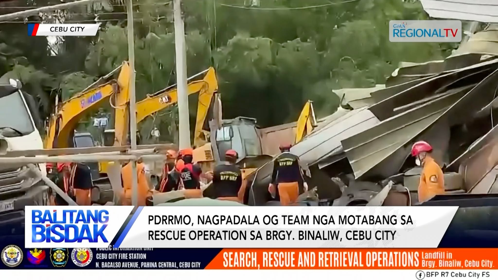 PDRRMO, Nagpadala og Team nga motabang sa Rescue Operation sa Binaliw | Balitang Bisdak
