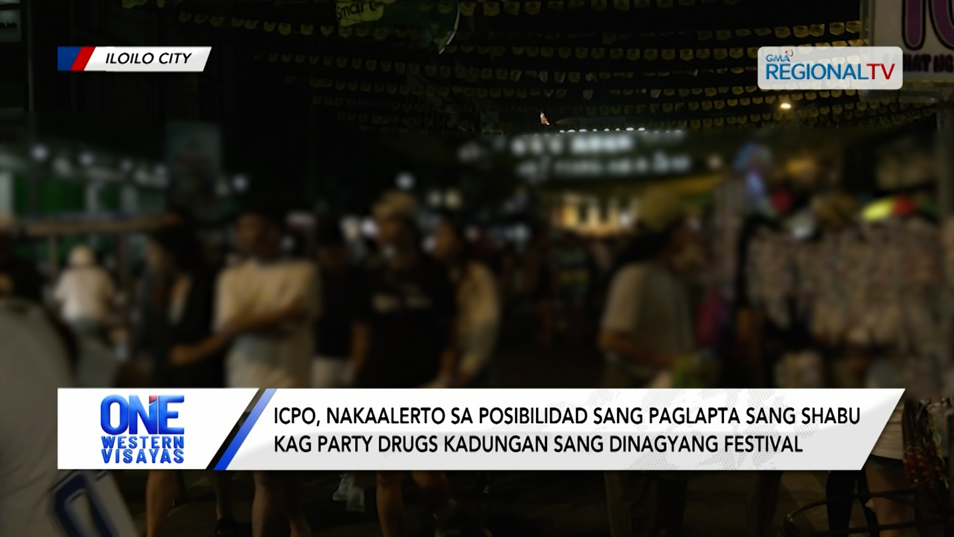ICPO nakaalerto sa posible paglapta sang iligal nga droga sa Dinagyang Festival| One Western Visayas