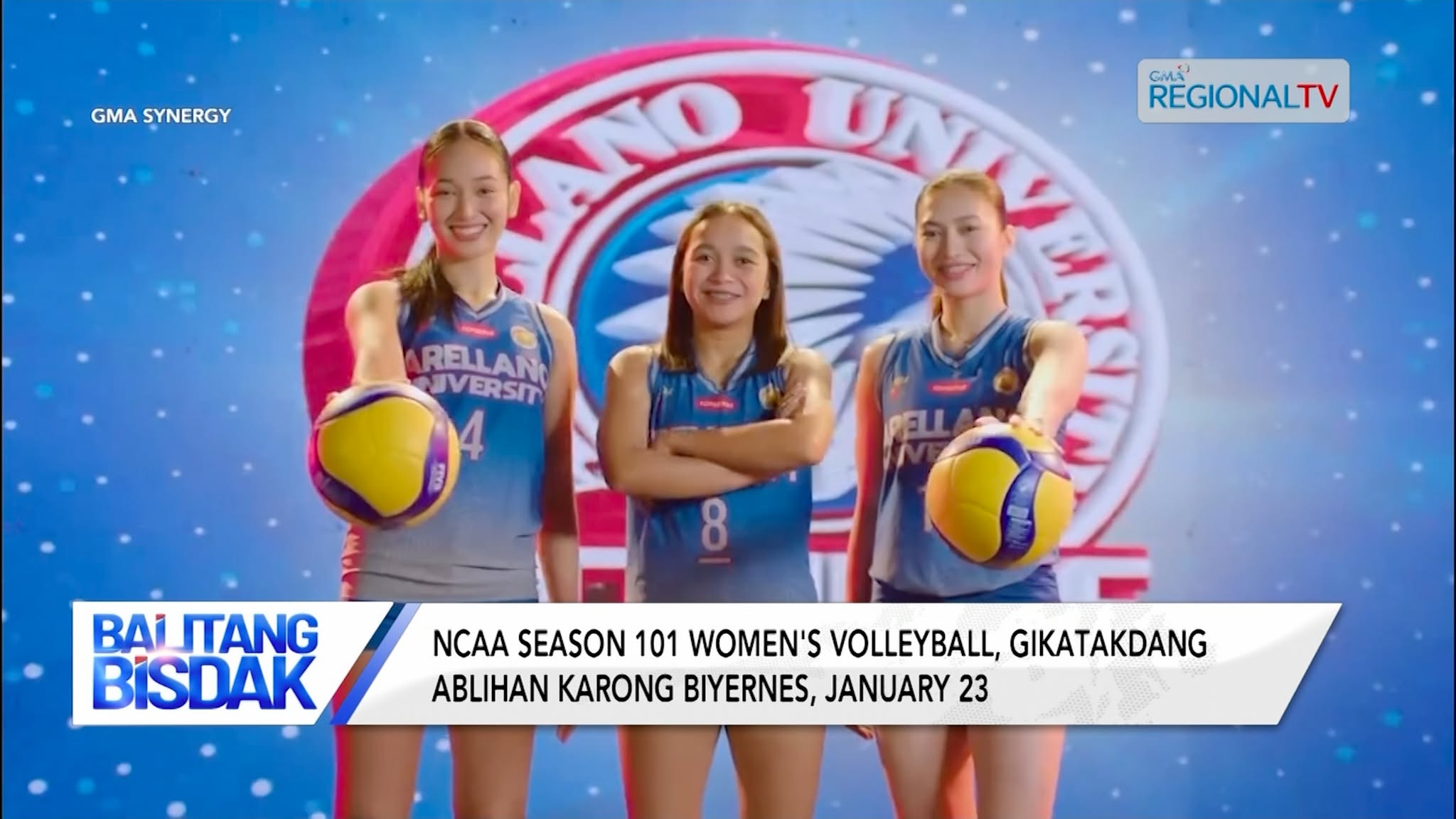 NCAA Season 101 Women’s Volleyball, Ablihan karong Biyernes | Balitang Bisdak