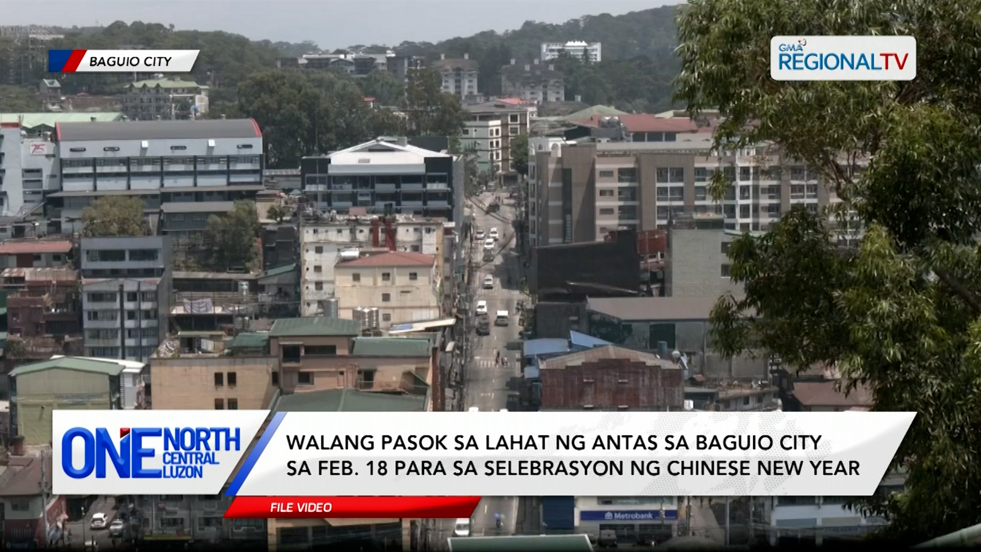 Walang pasok sa Baguio City sa Feb. 18 para sa Chinese New Year | One North Central Luzon