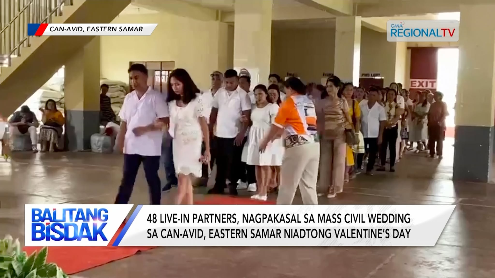 48 ka mga Live-In Partners, Gikasal sa adlaw sa Valentine’s Day | Balitang Bisdak