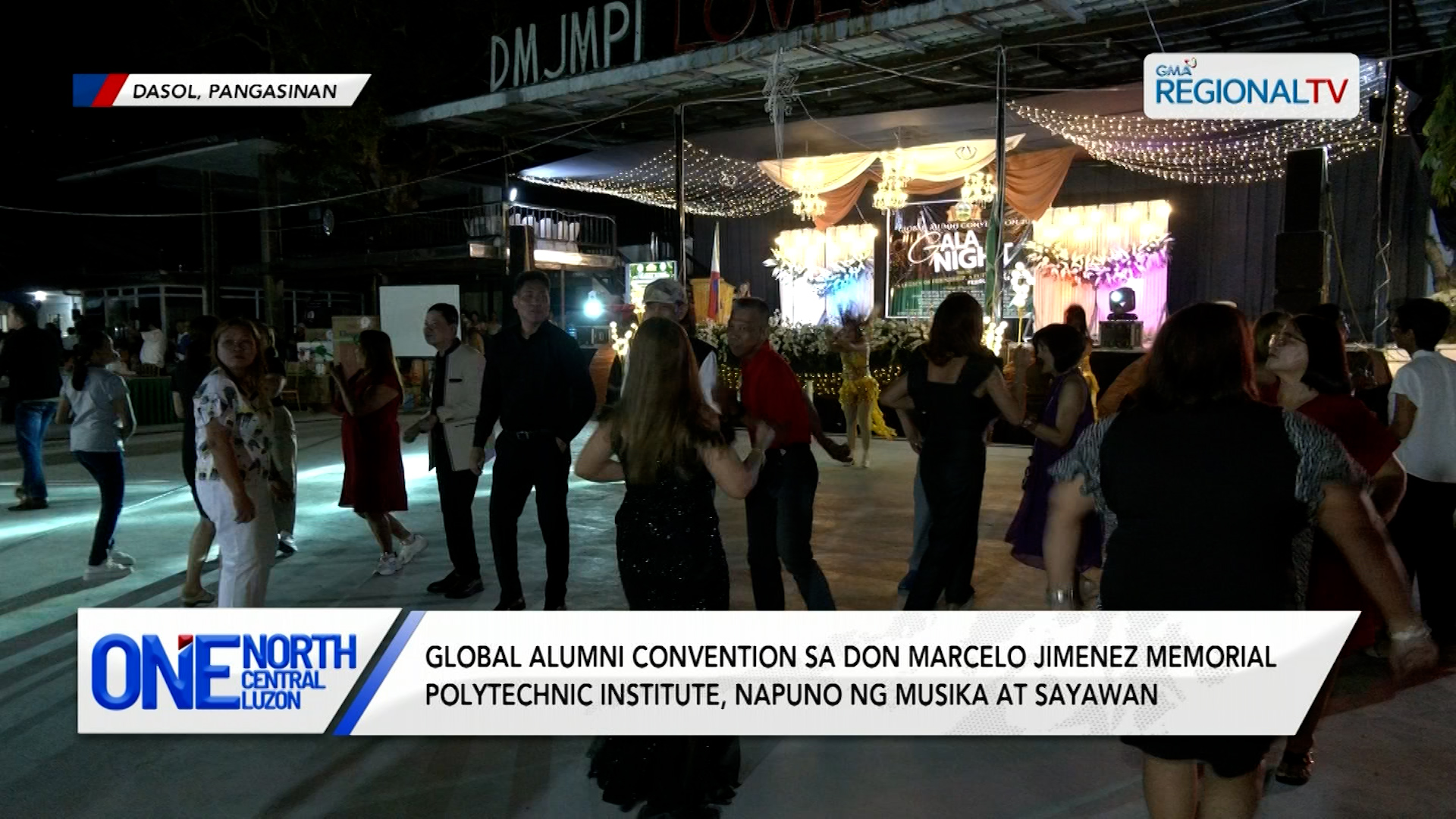 Global Alumni Convention sa DMJMPI sa Dasol, napuno ng musika at sayawan | One North Central Luzon
