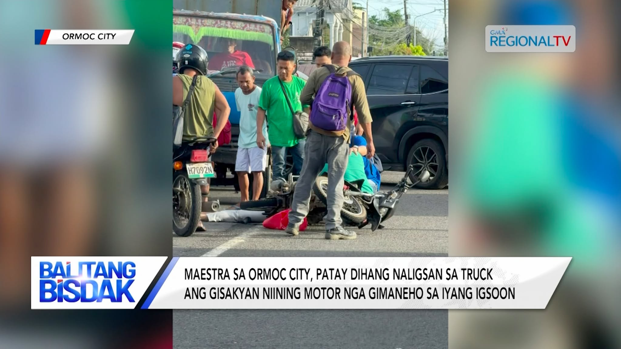 Maestra sa Ormoc City, Patay dihang naligsan sa Truck | Balitang Bisdak