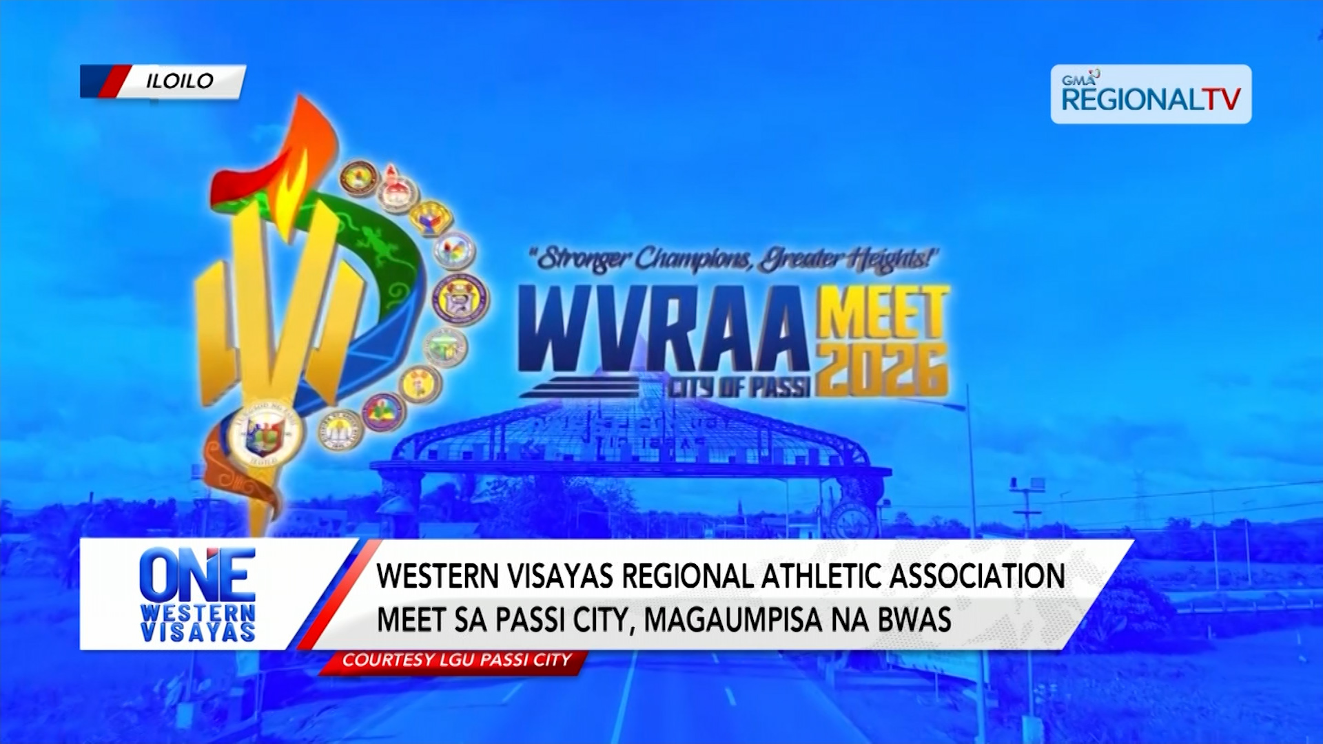 Western Visayas Regional Athletic Association meet sa Passi City,  bwas na | One Western Visayas