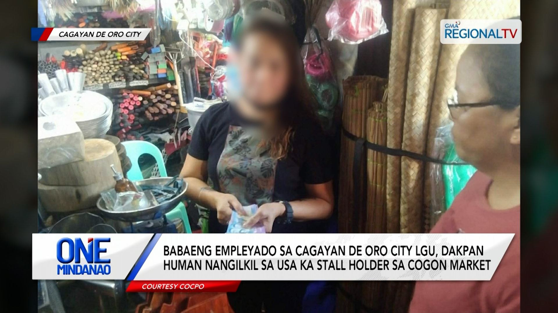 Market collector, gireklamo kay nangilkil | One Mindanao