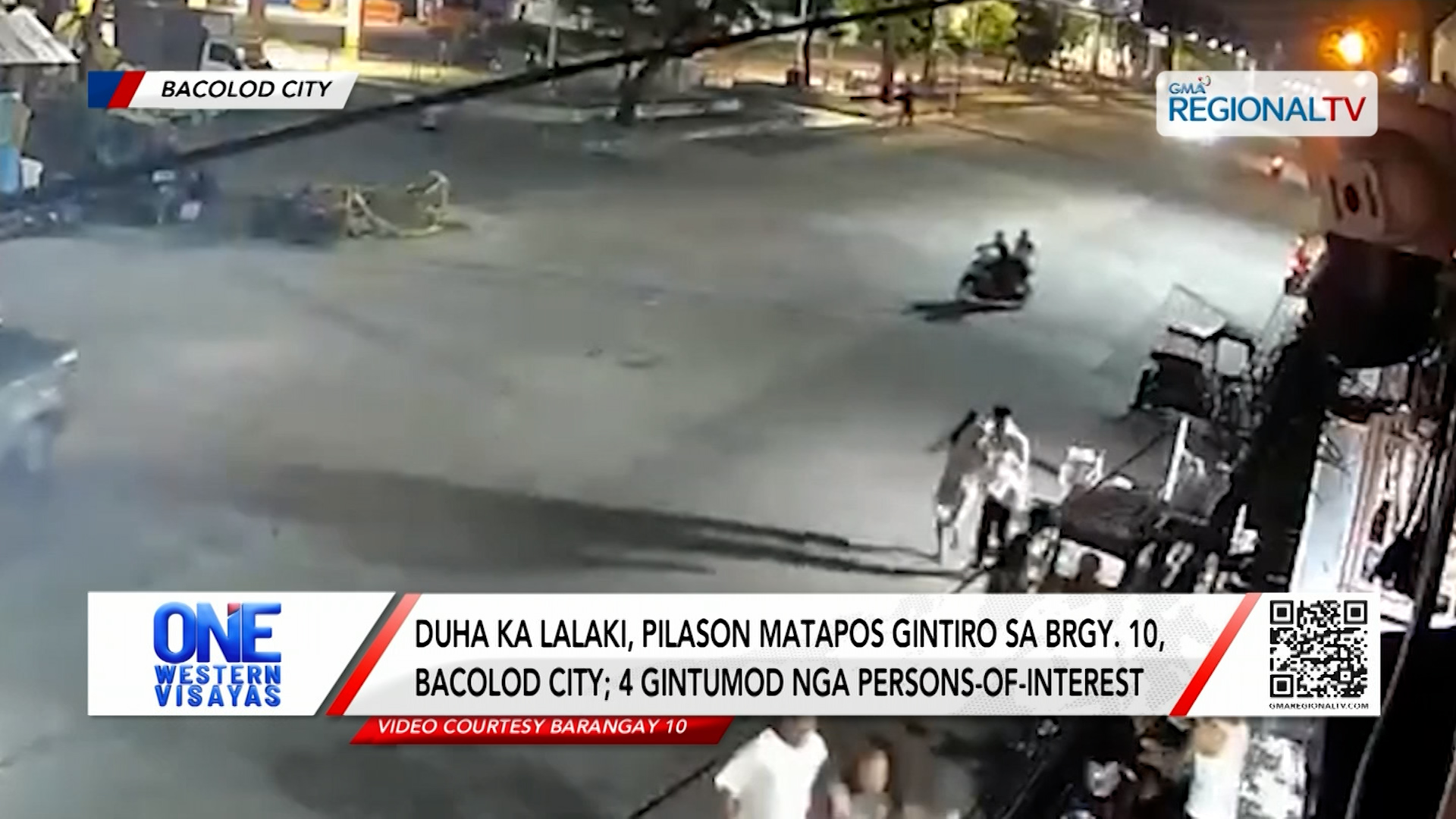 Duha ka lalaki, pilason matapos gintiro sa Brgy. 10, Bacolod City | One Western Visayas