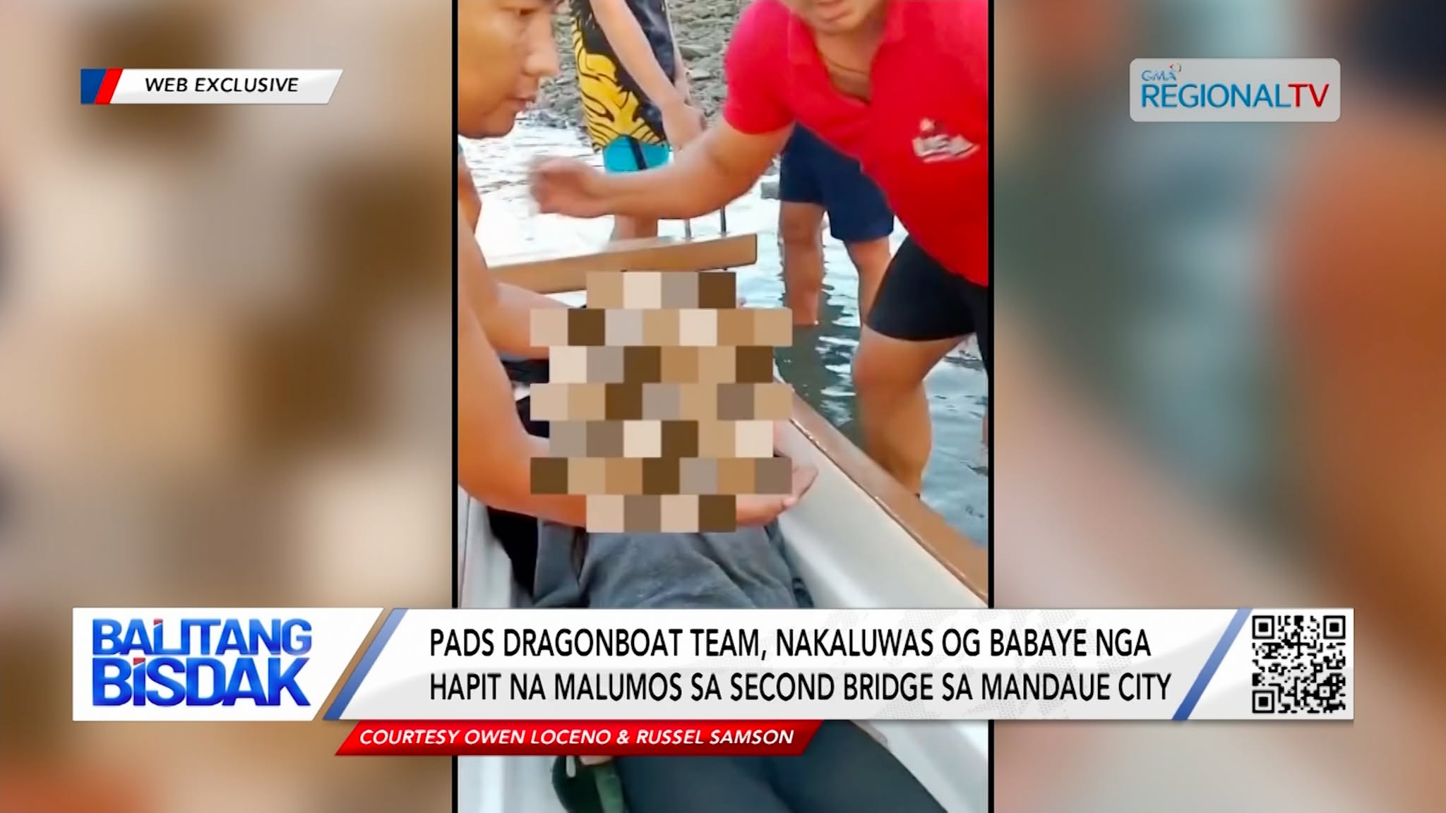 Babaye nga Hapit Malumos sa Dagat, Giluwas sa PADS Dragonboat Team | Balitang Bisdak