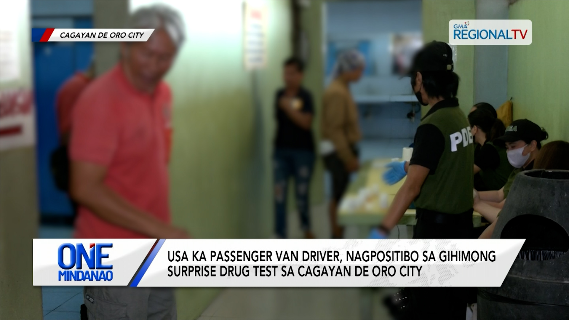Usa ka passenger van driver, nagpositibo sa gihimong surprise drug test | One Mindanao