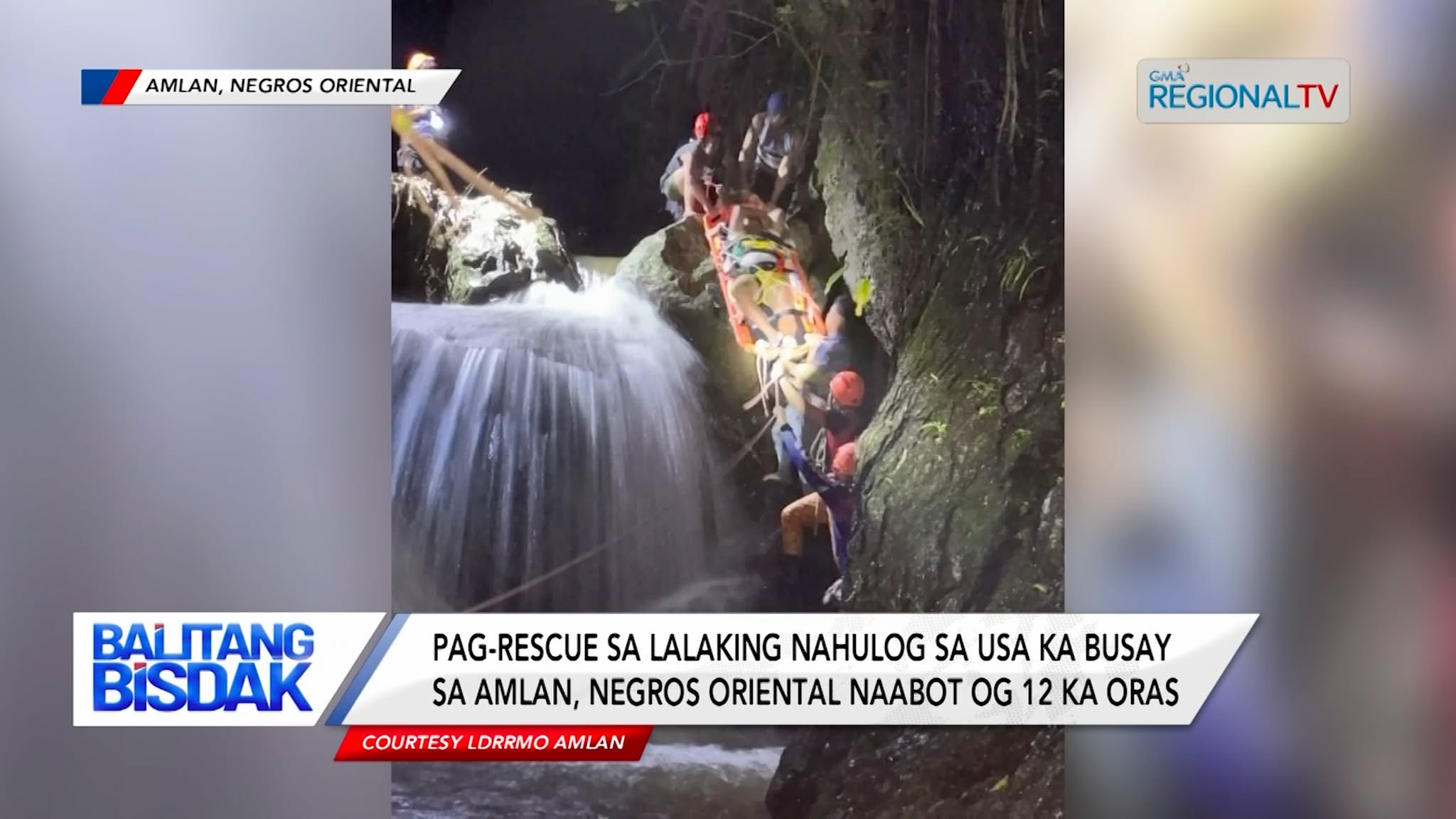 Pag-Luwas sa Lalaking Nahulog sa falls sa Negros Oriental, Naabot og 12-Oras | Balitang Bisdak