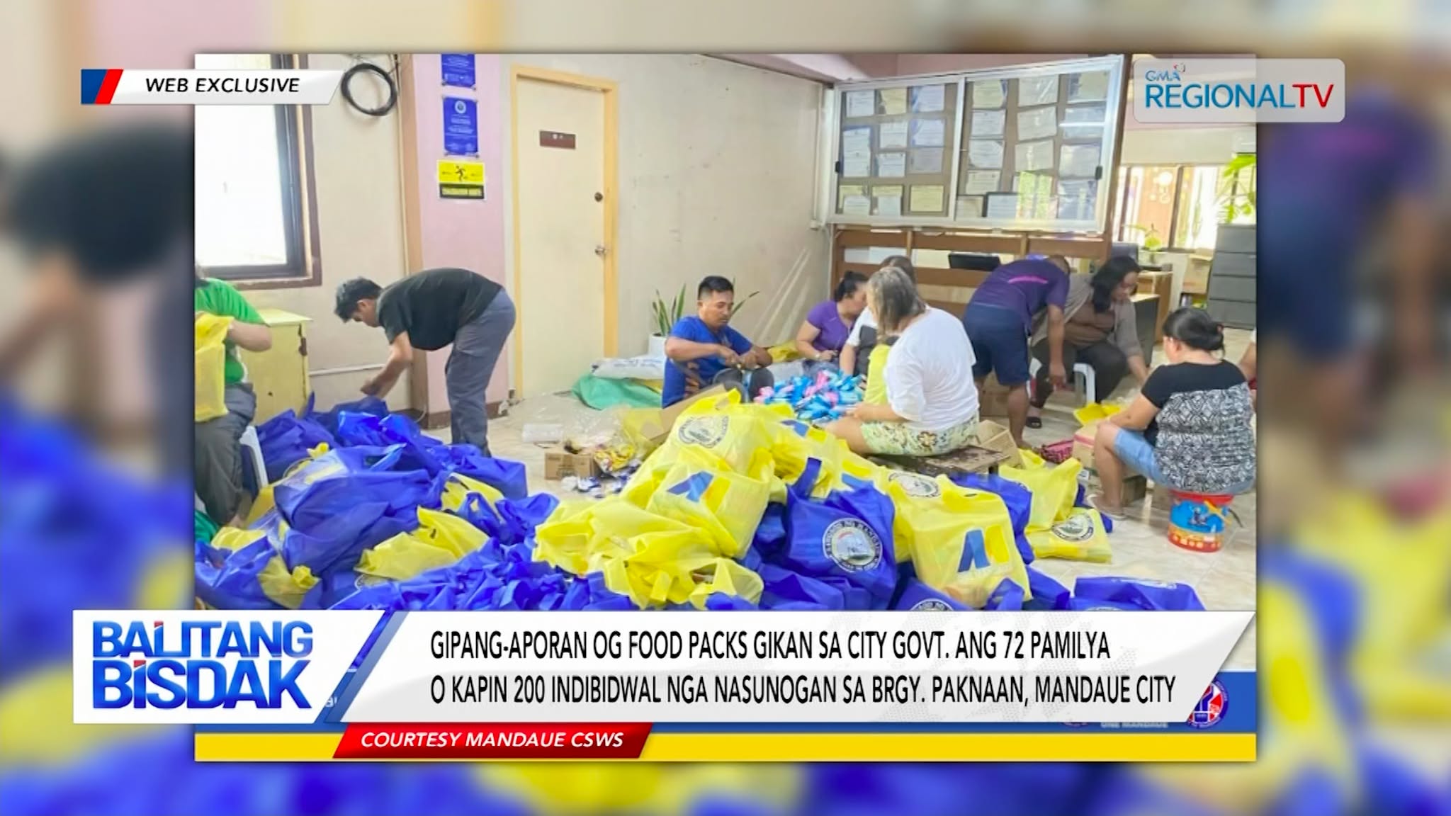 Mga Biktima sa Sunog sa Brgy. Paknaan, Gipang-aporan og mga Food Packs | Balitang Bisdak