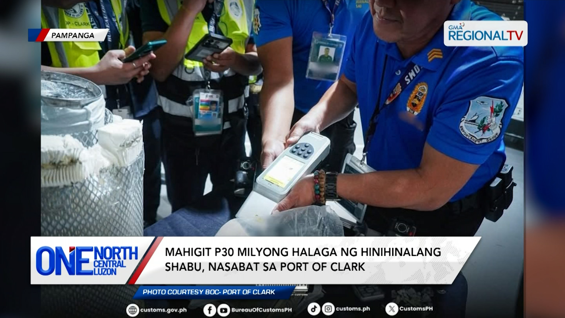 Mahigit P30 milyong halaga ng hinihinalang shabu, nasabat | One North Central Luzon