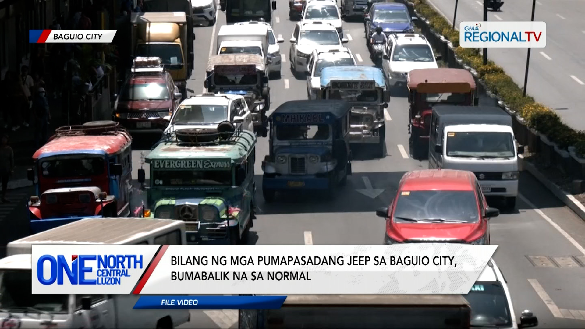 Bilang ng mga pumapasadang jeep sa Baguio City, bumabalik na sa normal | One North Central Luzon