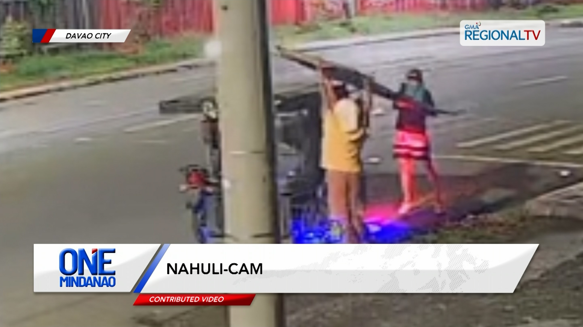 Pagpangawat og steel ramp, sapul sa CCTV I One Mindanao