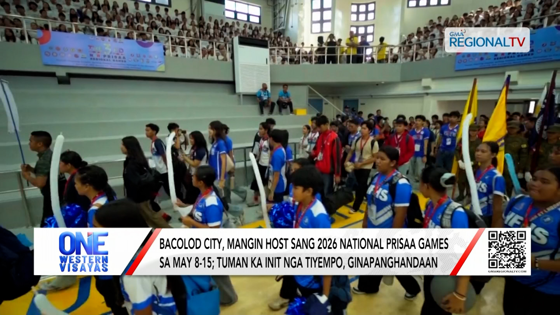 Bacolod City, mangin host sang 2026 National PRISSAA Games sa May 8-15 | One Western Visayas