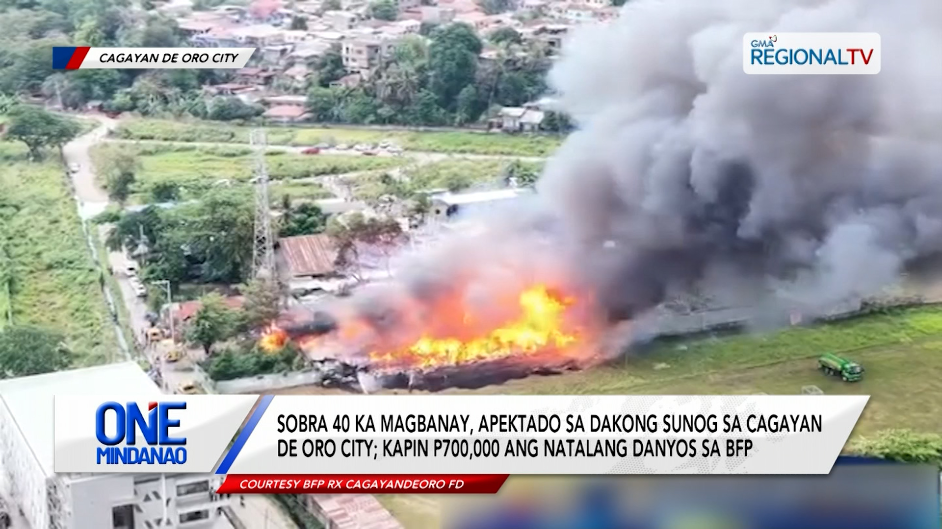 40 ka magbanay, apektado sa dakong sunod sa Cagayan de Oro City I One Mindanao
