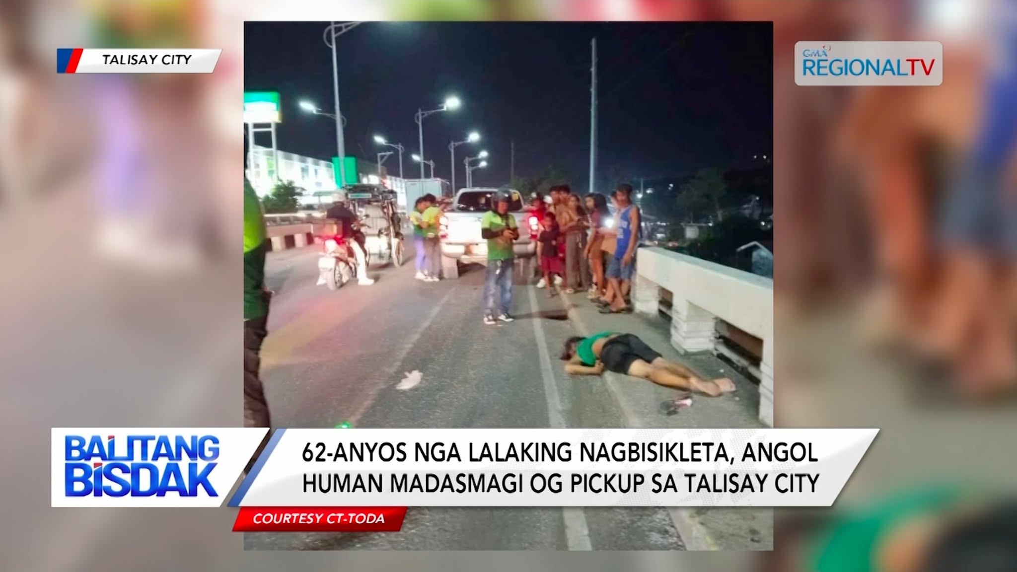 Lalaki nga Nabisikleta, Nadasmagan og Pickup sa Talisay City | Balitang Bisdak