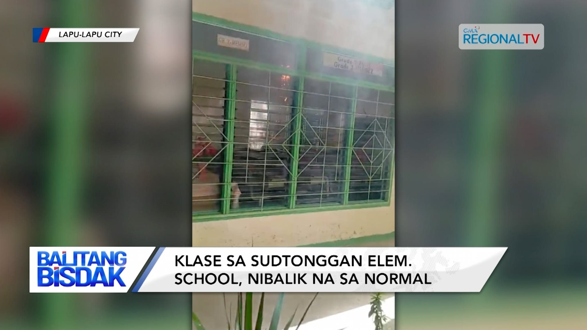 Sunog Niulbo sa usa ka Classroom sa Sudtonggan Elementary School | Balitang Bisdak
