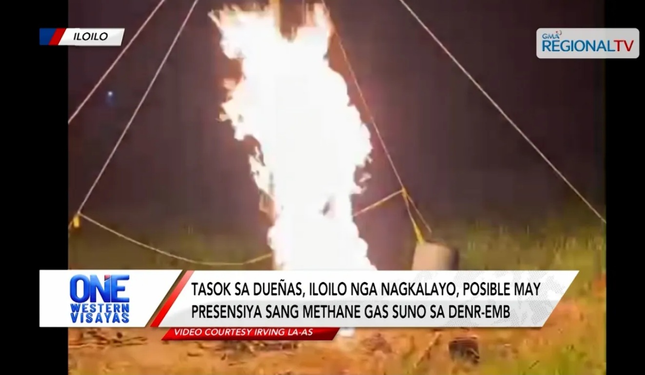 Tasok sa Dueñas, Iloilo, nagkalayo; Posible may presensiya sang methane gas | One Western Visayas
