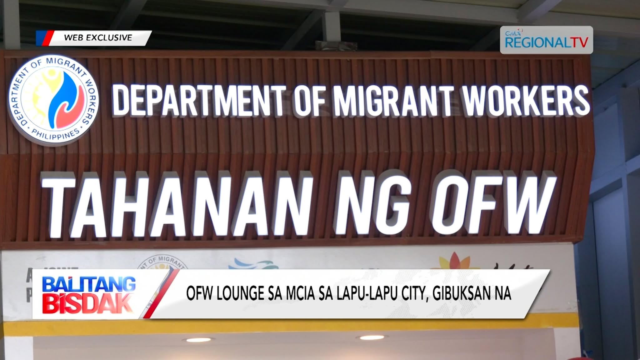 OFW Lounge sa MCIA sa Lapu-Lapu City, Gibuksan Na | Balitang Bisdak