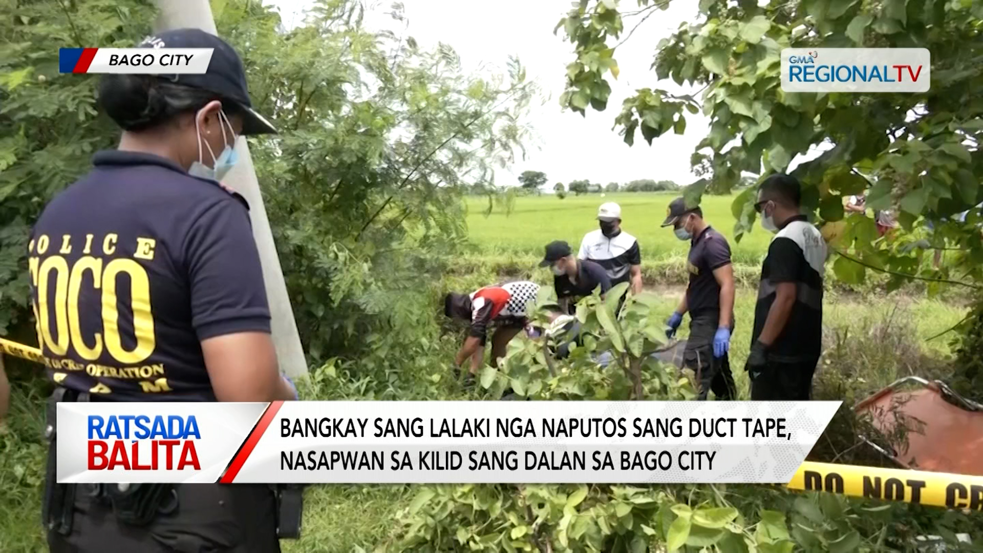 Bangkay sang lalaki nga naputos sang duct tape, nasapwan sa Bago City | Ratsada Balita