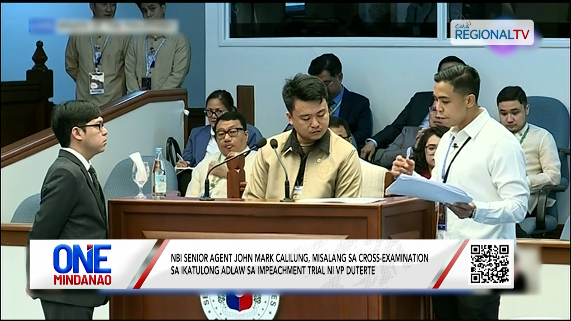 Unang testigo sa impeachment trial ni VPSD, misalang sa cross-examination I One Mindanao