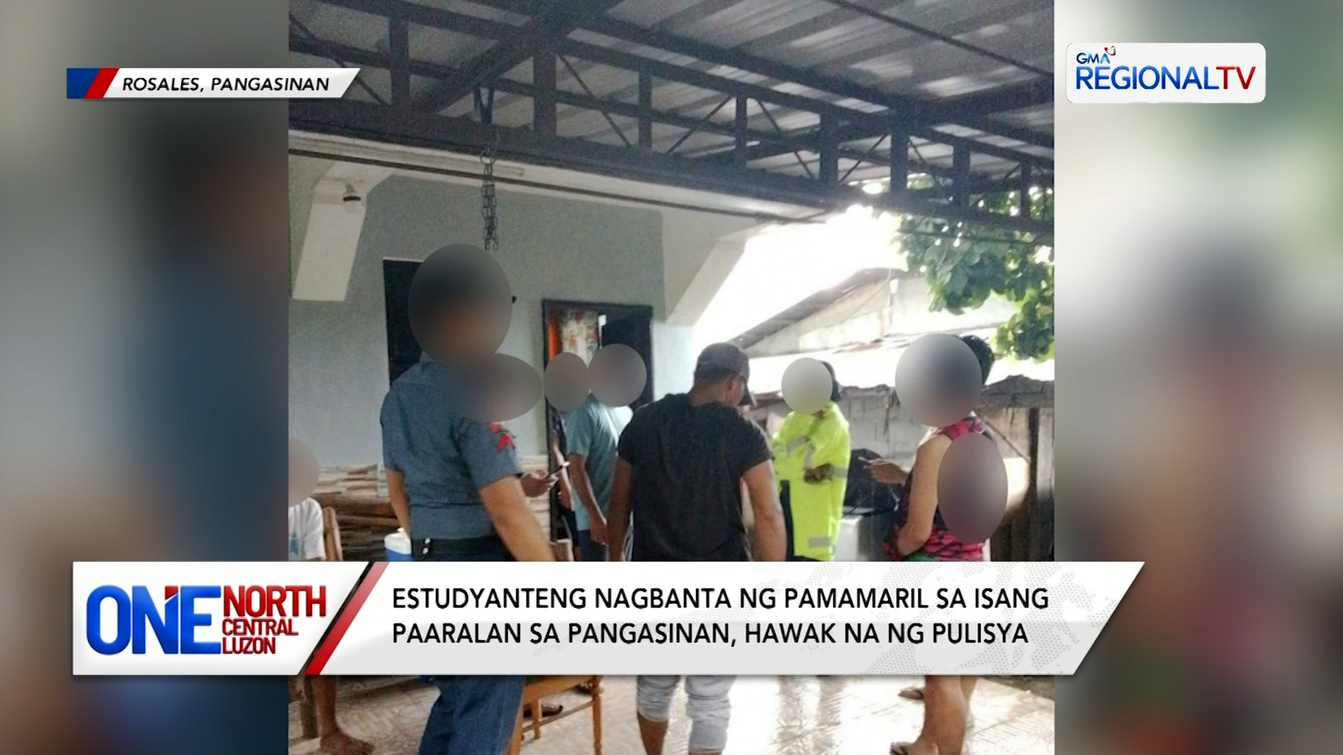 Estudyanteng nagbanta ng pamamaril sa isang paaralan, hawak na ng pulisya | One North Central Luzon