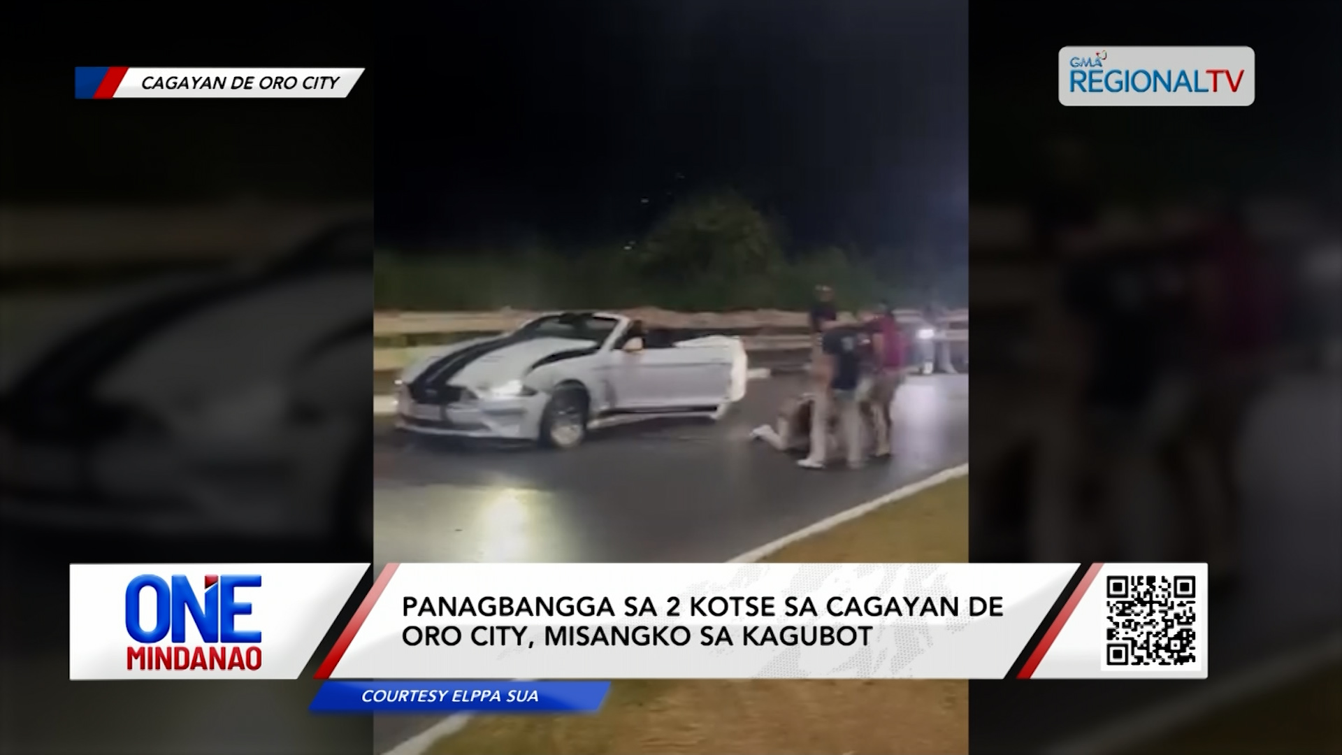 Panagbangga sa 2 kotse sa Cagayan de Oro City, misangko sa kagubot I One Mindanao