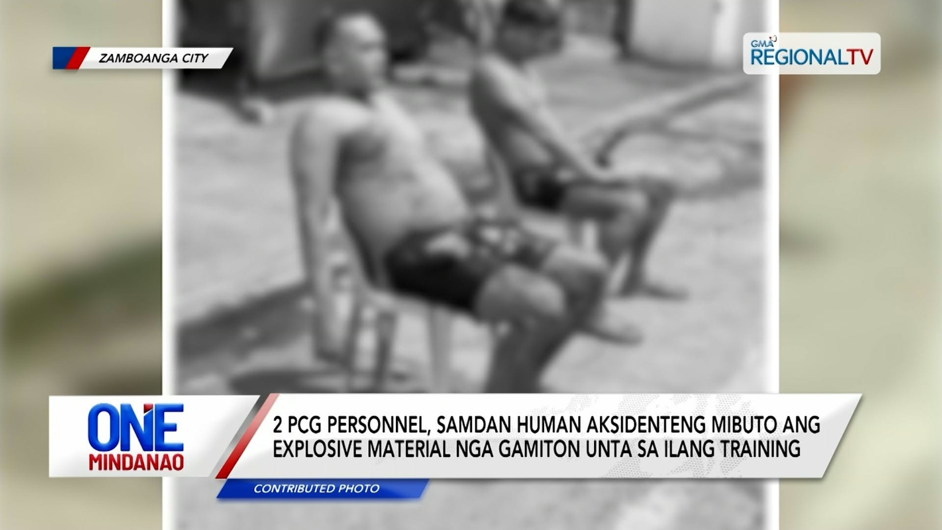 2 PCG personnel, samdan human mibuto ang explosive material sa training I One Mindanao