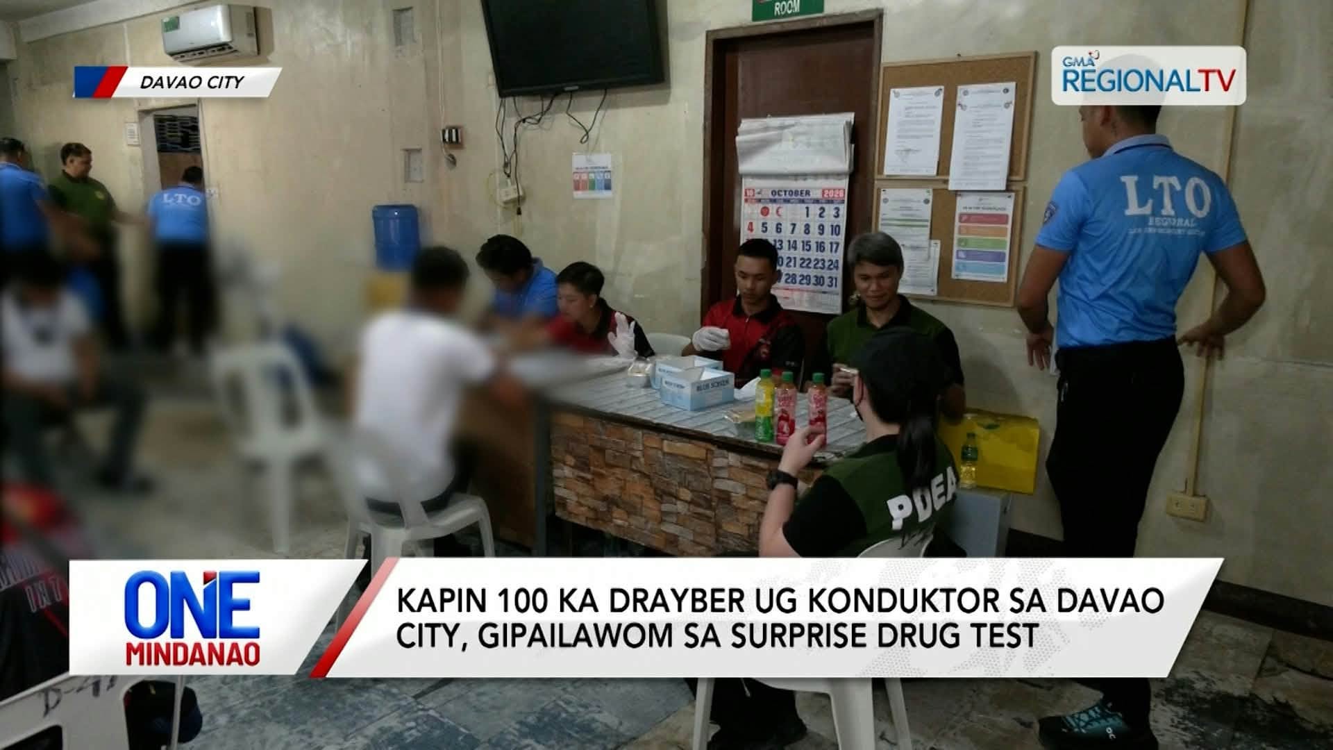 5, positibo sa drug test sa drivers ug konduktor sa Cagayan de Oro I One Mindanao