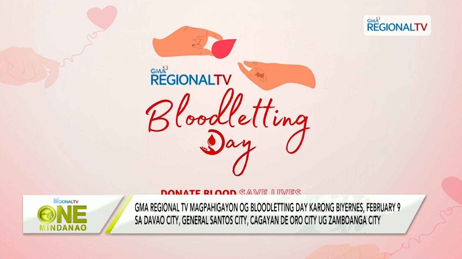 GMA Regional TV magpahigayon og bloodletting day karong Biyernes